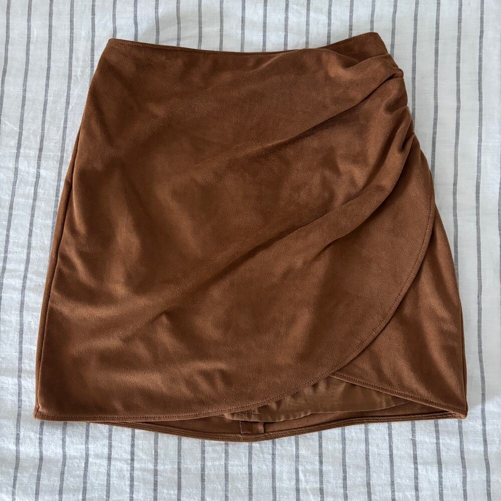 Abercrombie and Fitch suede mini skirt size XS